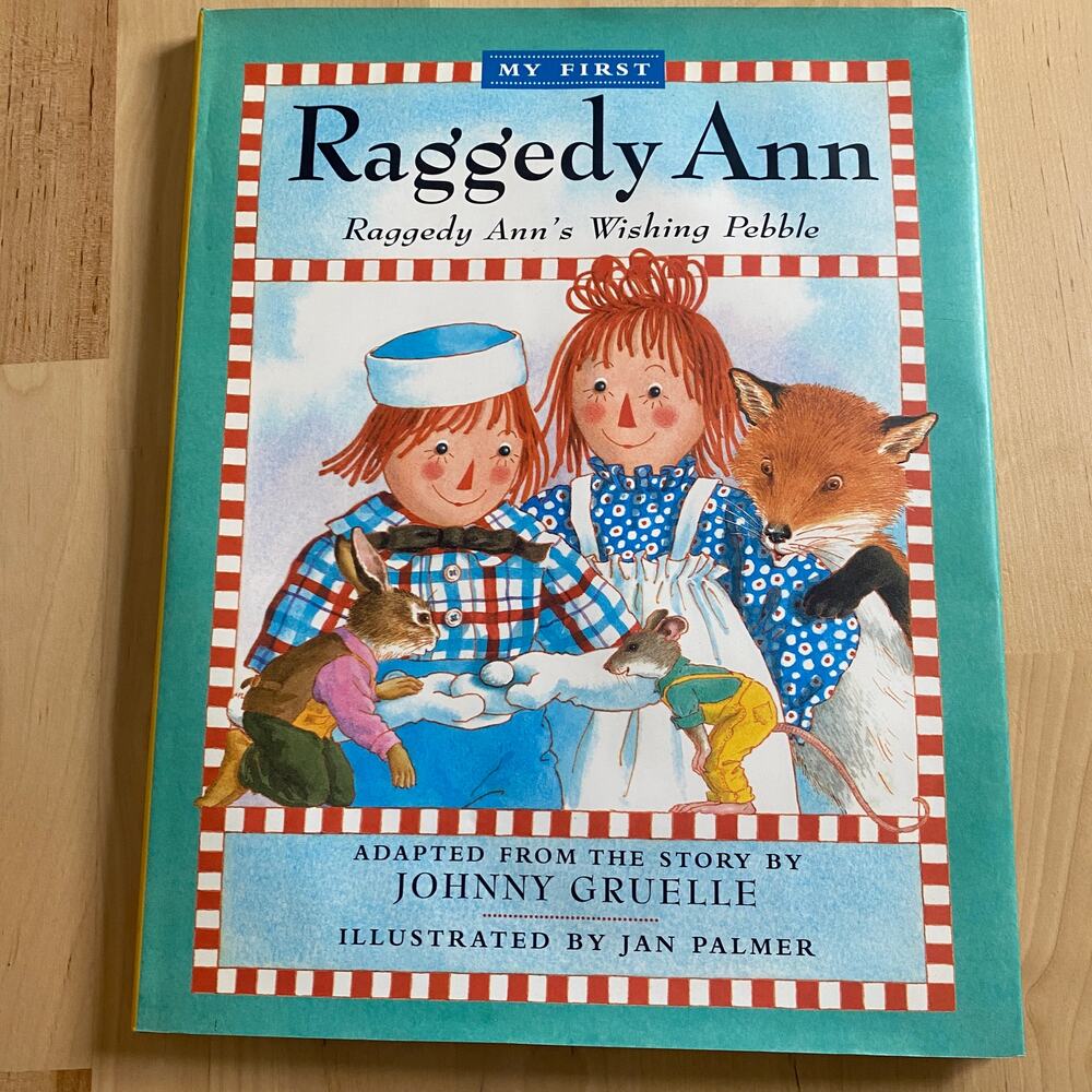 Vintage 1999 Raggedy Ann's Wishing Pebble Hardcover Book